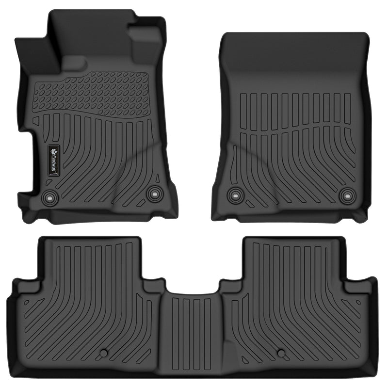 Findway F100 3D Car Floor Mat / Liner (1st Row & 2nd Row) for 2013-2022 Acura ILX - 01060N