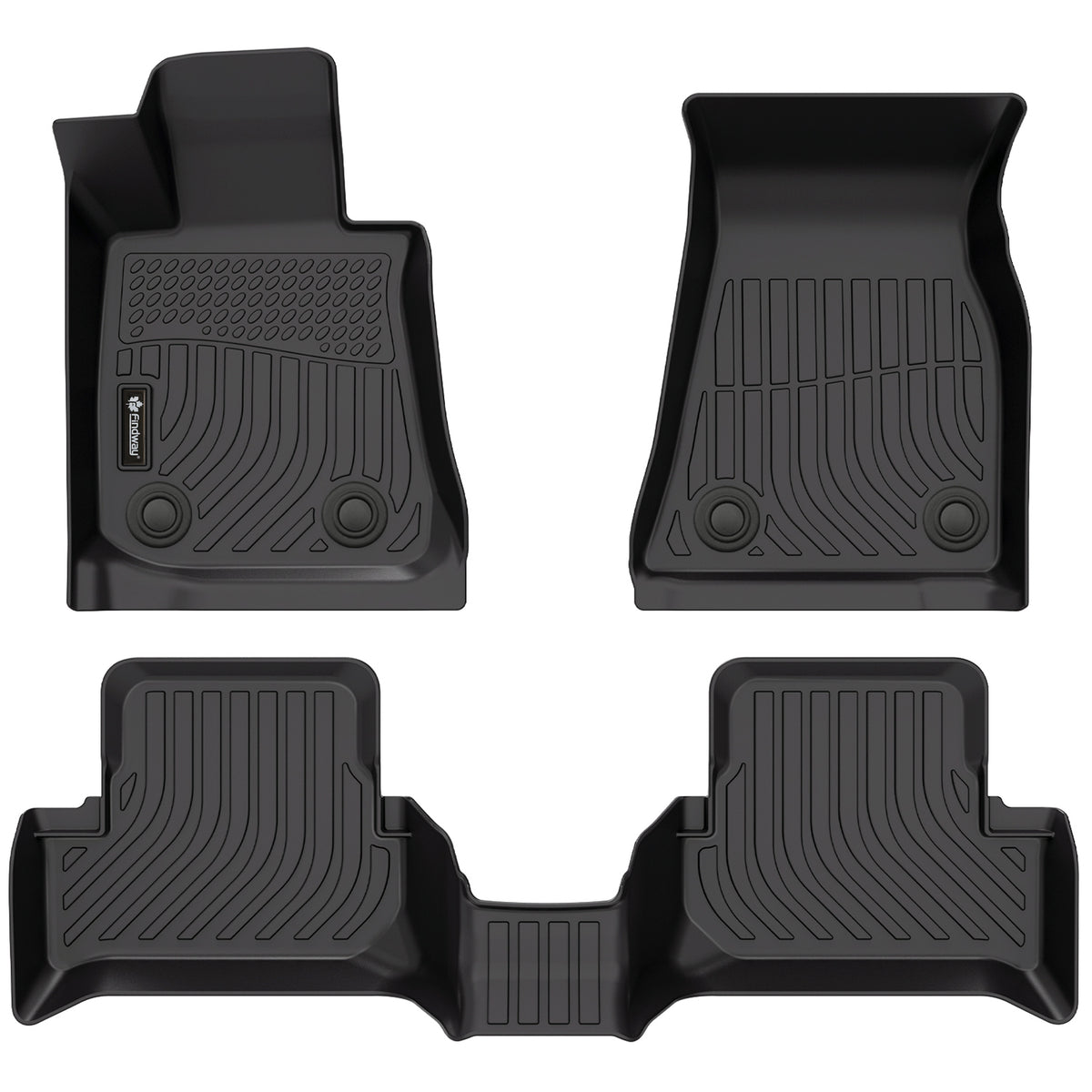 Findway F100 3D Car Floor Mat / Liner (1st Row & 2nd Row) for 2022-2026 BMW i4 - 09460N