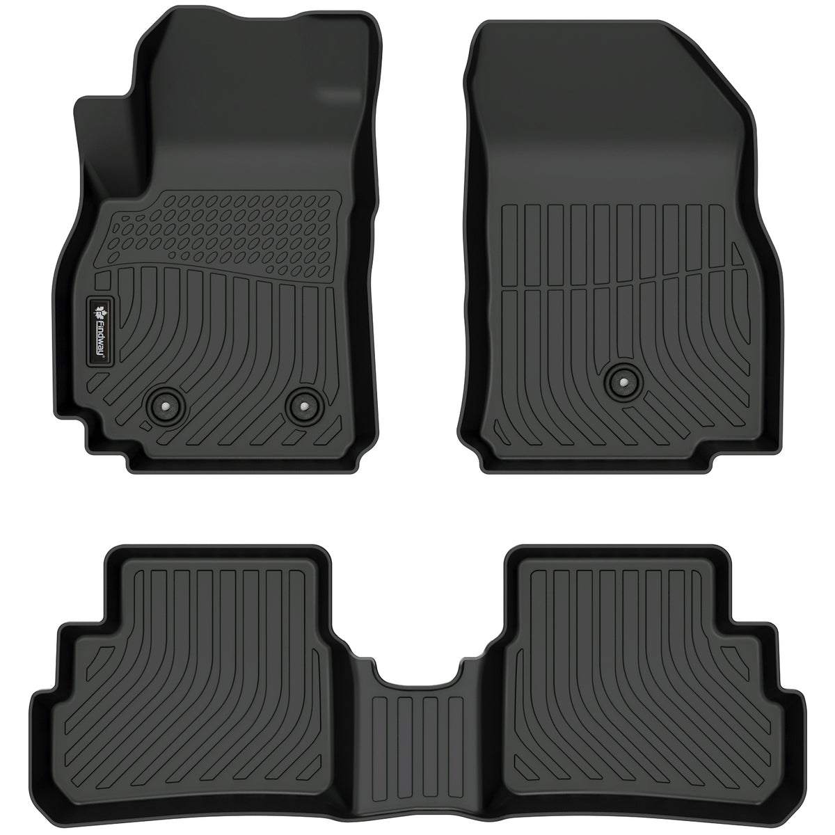 Tapis de sol 3D Findway F100 (1re et 2e rangées) pour Chevrolet Spark 2016-2022 – 12150N