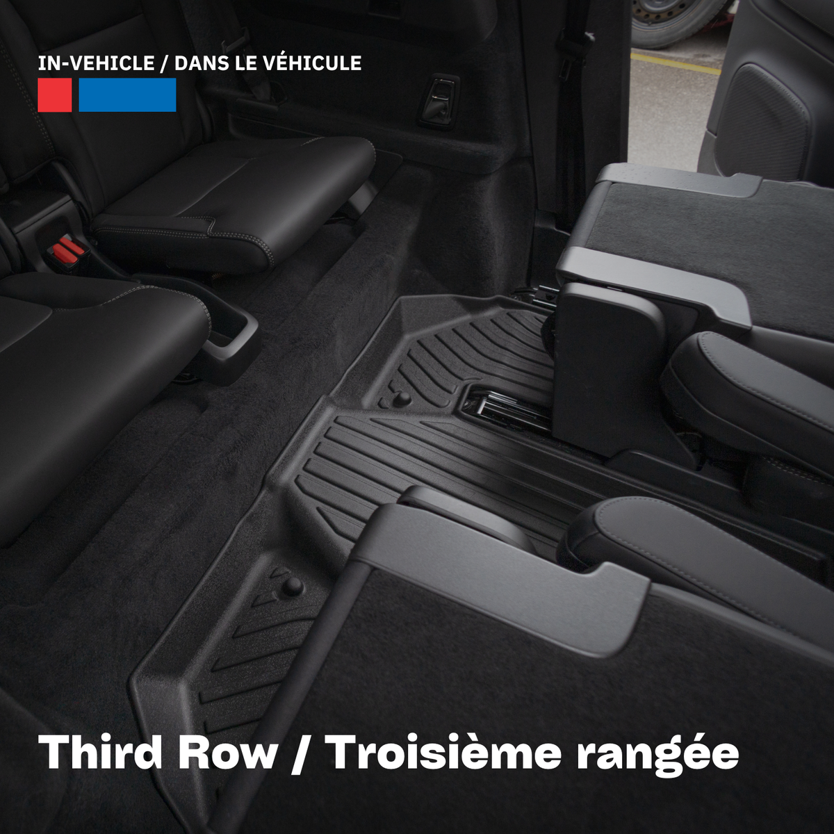 Tapis de sol 3D Findway F100 (1re, 2e et 3e rangées) pour Volvo XC90 PHEV 6 places (2025-2026) - 6814AN