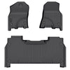 Findway F100 3D Car Floor Mat / Liner (1st Row & 2nd Row) for 2019-2024 RAM 1500 Crew Cab - 19120N