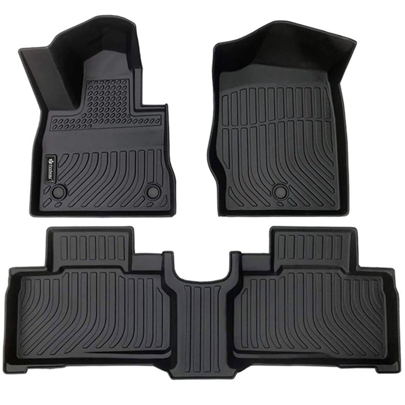 Findway F100 3D Car Floor Mat / Liner (1st Row & 2nd Row) for 2020-2024 Ford Explorer 6/7-Seater - 22190N