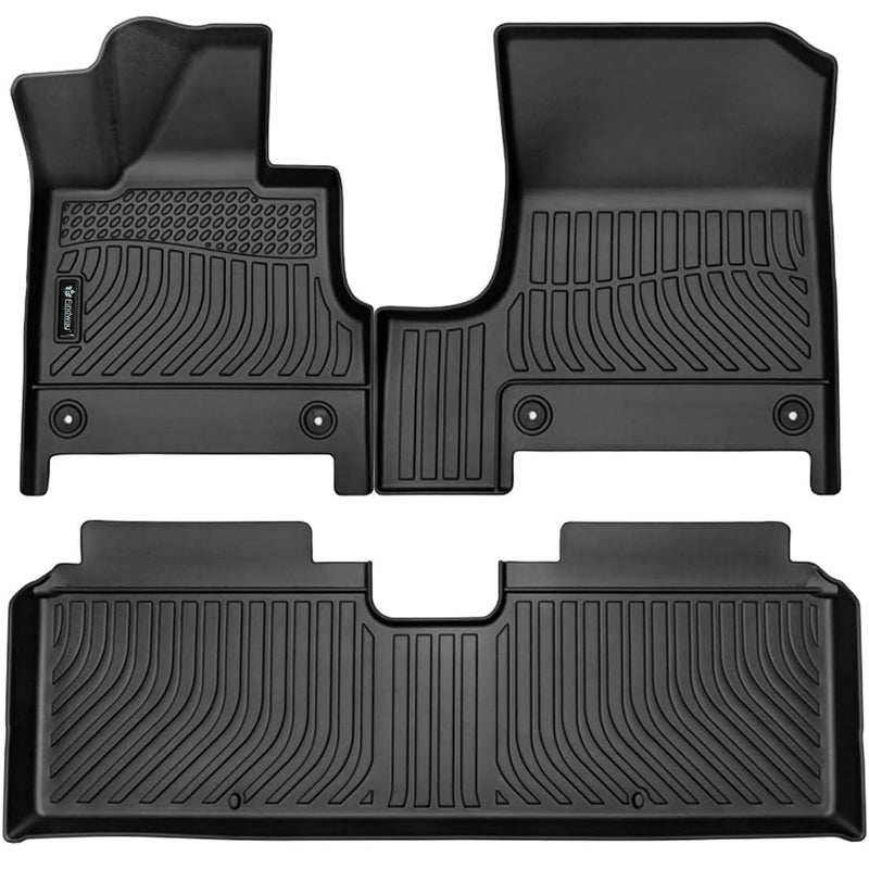 Findway F100 3D Car Floor Mat / Liner (1st Row & 2nd Row) for 2023-2024 Genesis GV60 - 24020N