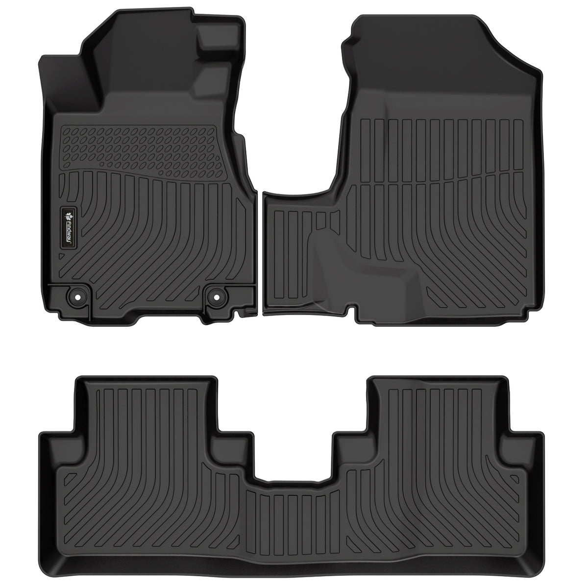 Tapis de sol 3D Findway F100 (1re et 2e rangées) pour Honda CR-V 2007-2011 - 26050N