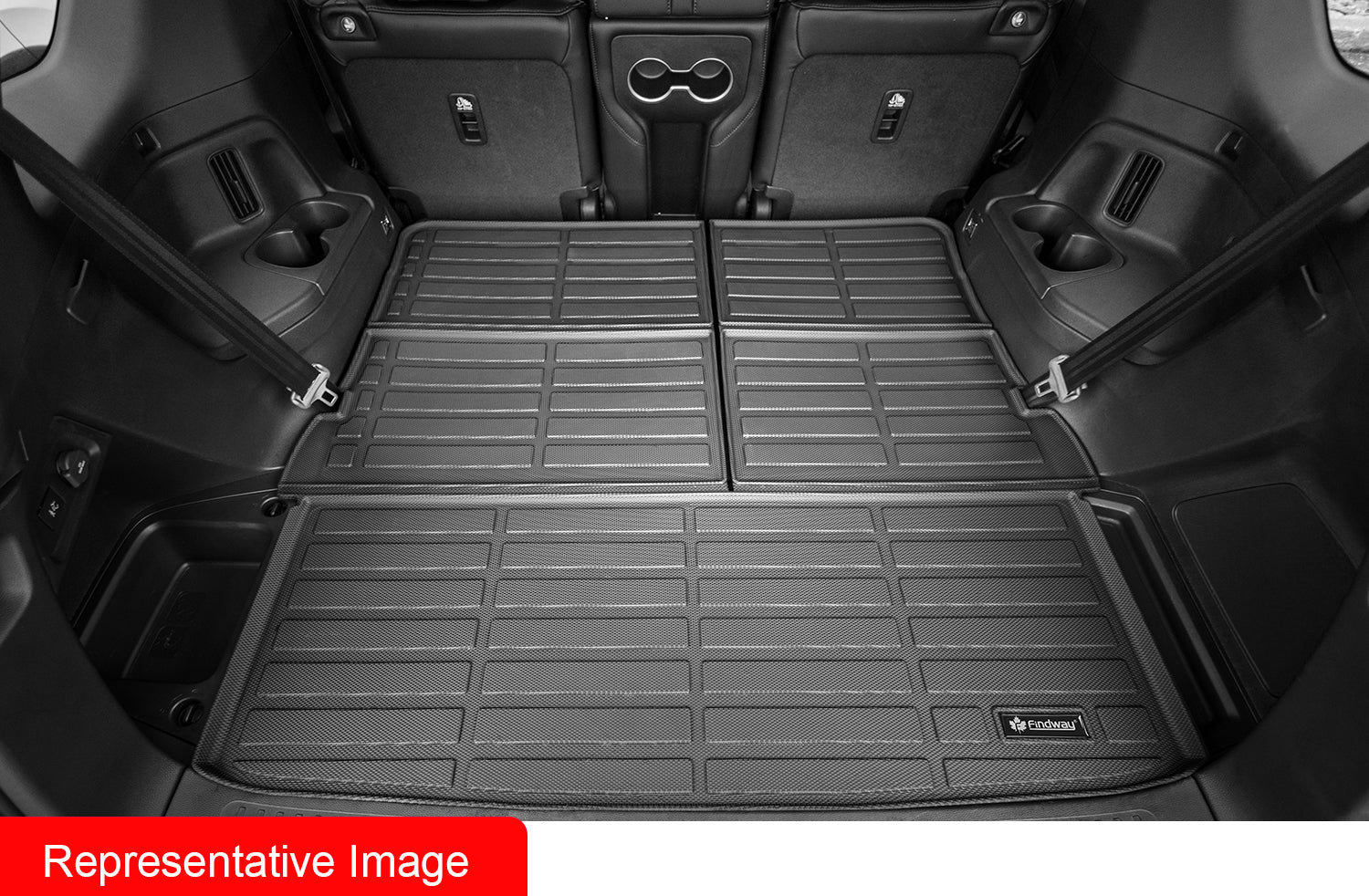 Toyota Grand Highlander 3D Custom Cargo Mats | All Weather | Findway ...