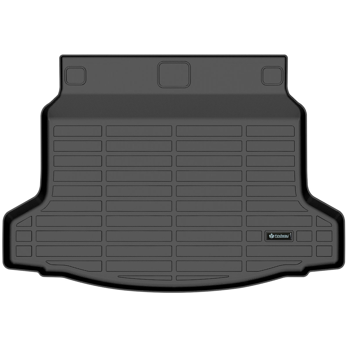 Findway cargo mat with a Findway logo for Honda Civic Hatchback on a white background