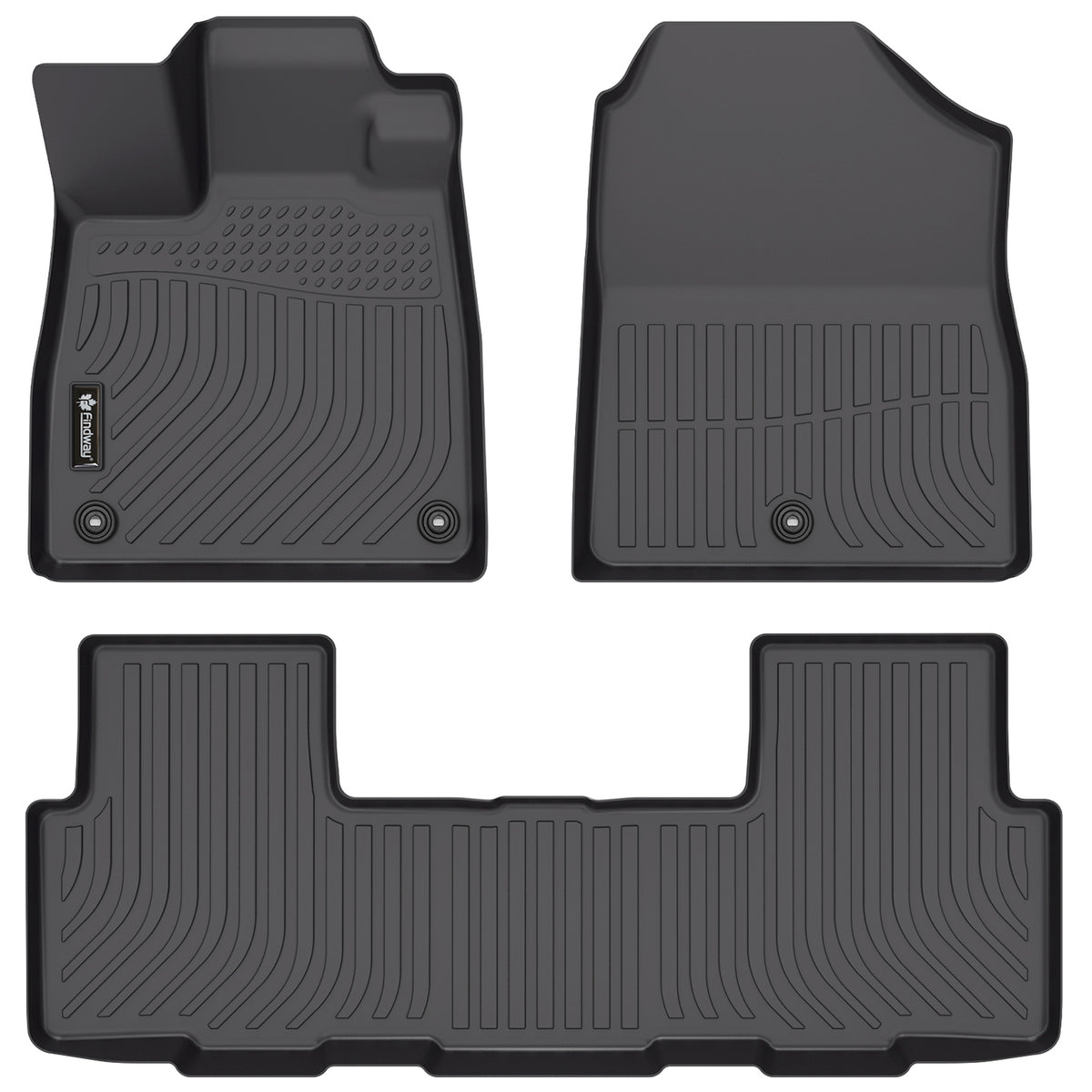 Findway F100 3D Car Floor Mat / Liner (1st Row & 2nd Row) for 2026 Honda Passport - 26420N
