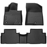 Findway F100 3D Car Floor Mat / Liner (1st Row & 2nd Row) for 2019-2020 Hyundai Santa-Fe 5-Seater - 28330N