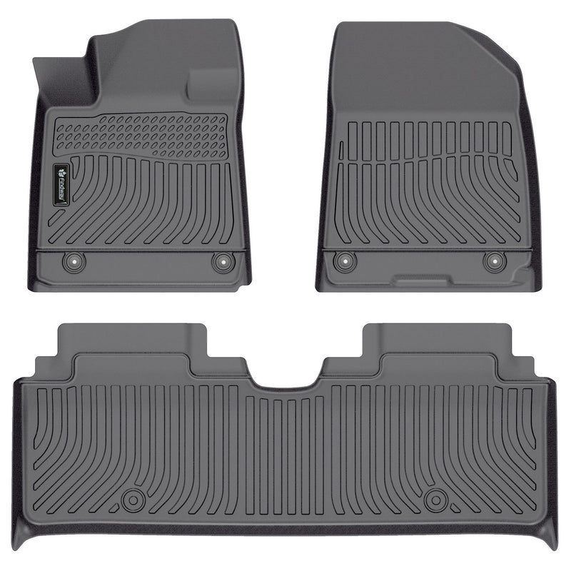 Findway F100 3D Car Floor Mat / Liner (1st Row & 2nd Row) for 2023-2024 Hyundai Ioniq 6 - 28550N