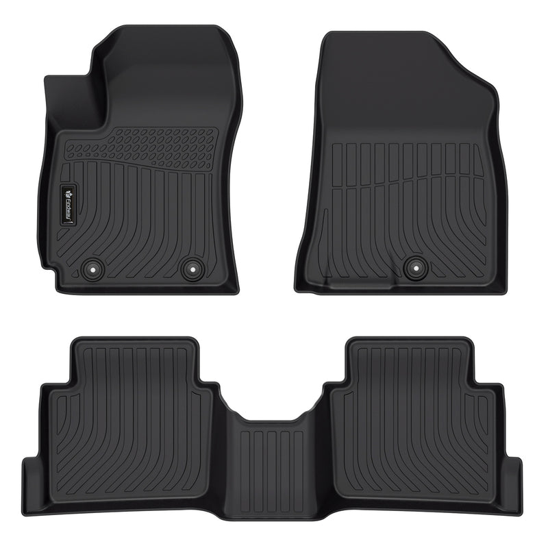 Findway F100 3D Car Floor Mat / Liner (1st Row & 2nd Row) for 2024-2025 Hyundai Kona / Kona N Series - 28560N