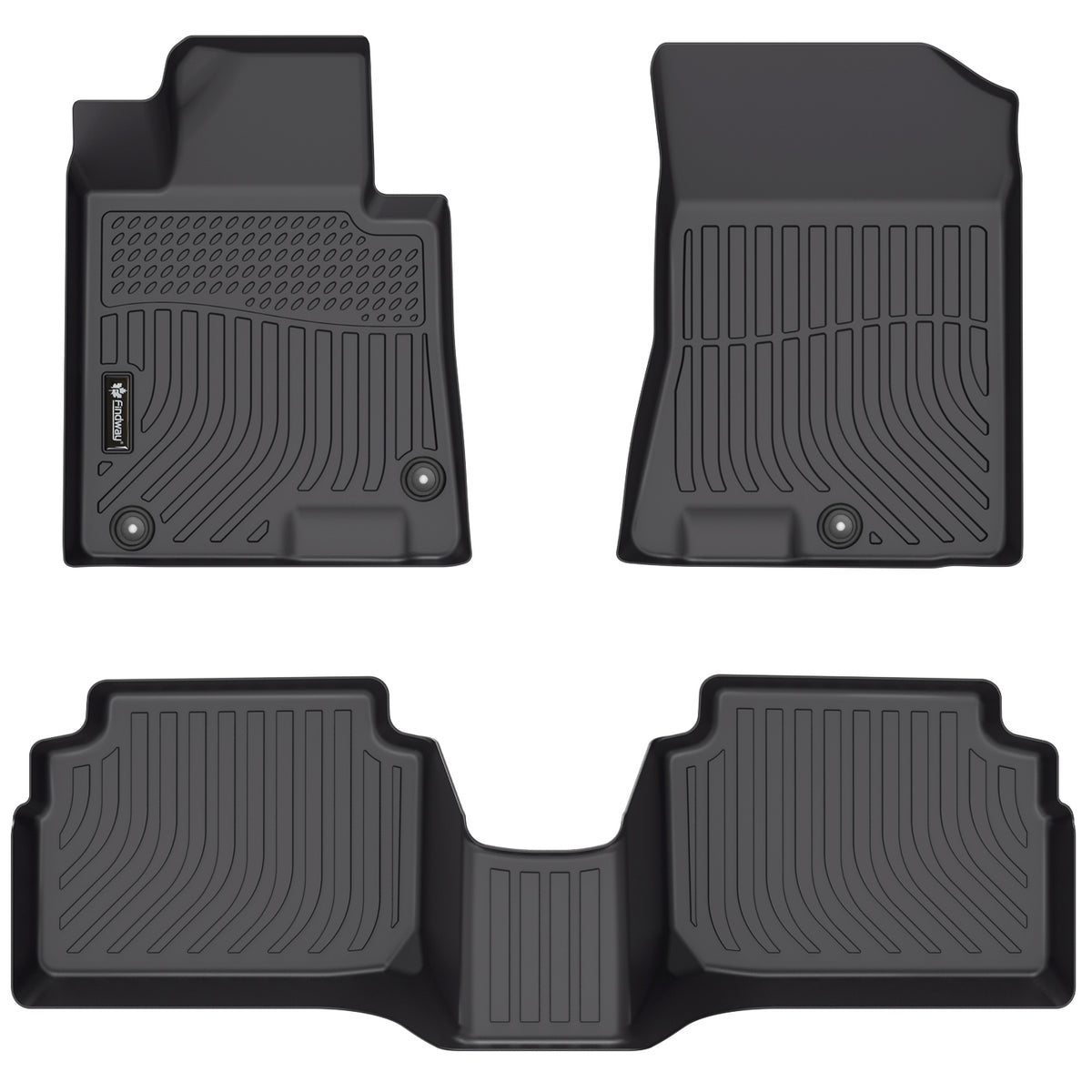 Findway car floor mats with a Findway logo for the Hyundai Sonata on a white background
