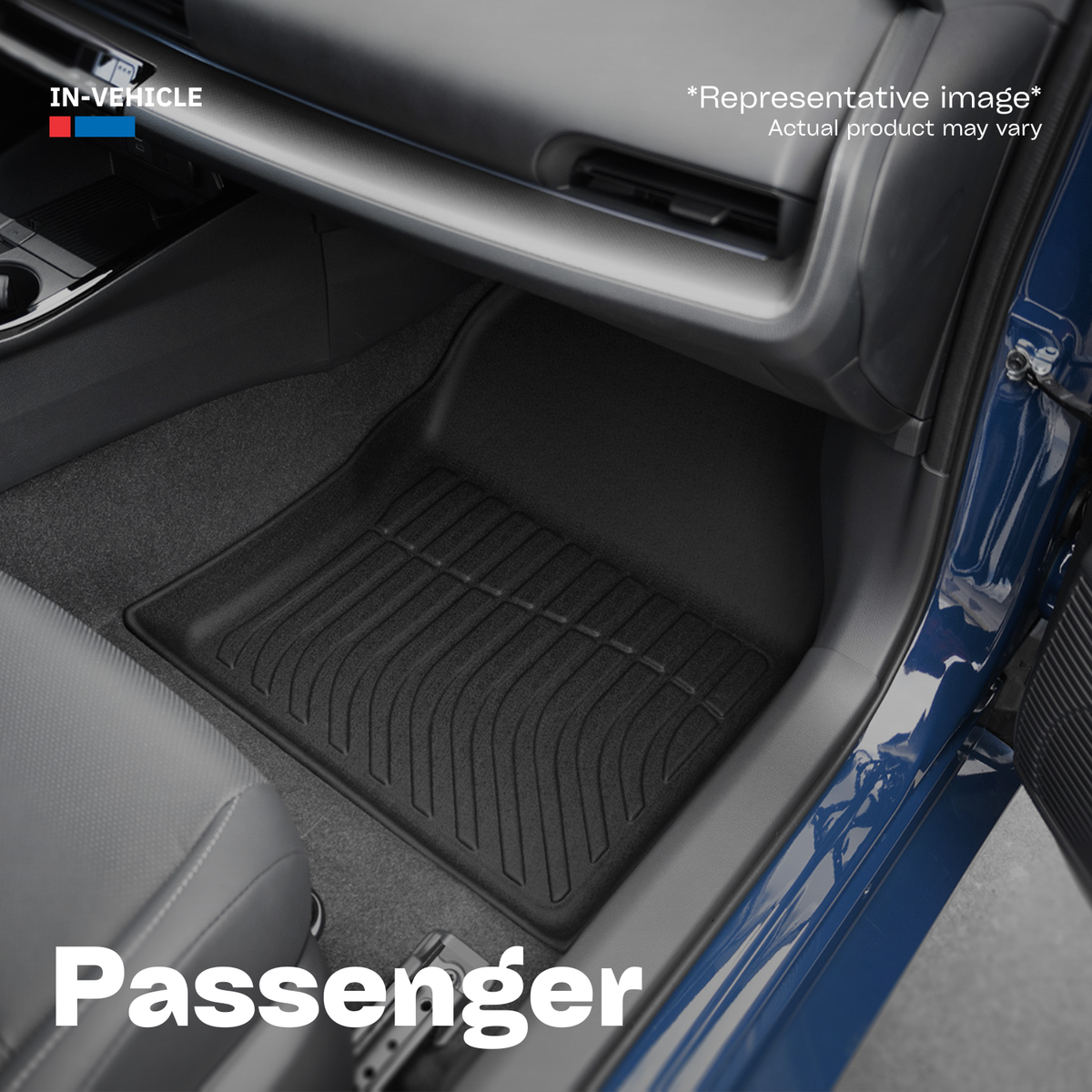 Tapis de sol 3D Findway F100 (1re et 2e rangées) pour Volvo V60 essence (2019-2021), V60 Cross Country (2020-2025) et Volvo S60 essence (2019-2025) - 68130N