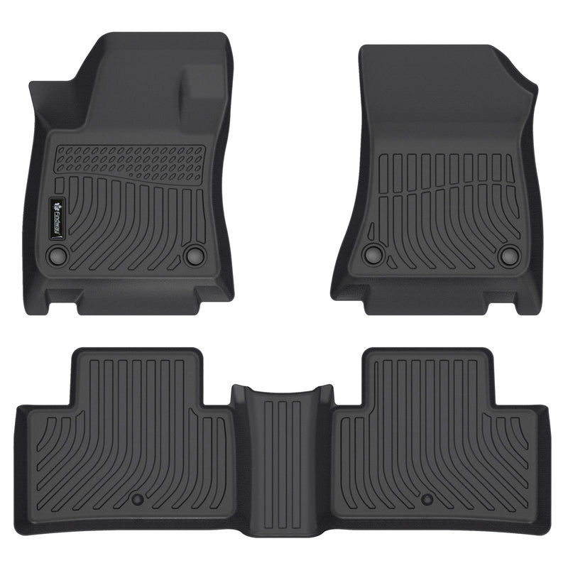 Findway F100 3D Car Floor Mat / Liner (1st Row & 2nd Row) for 2019-2024 Infiniti QX50 - 30150N