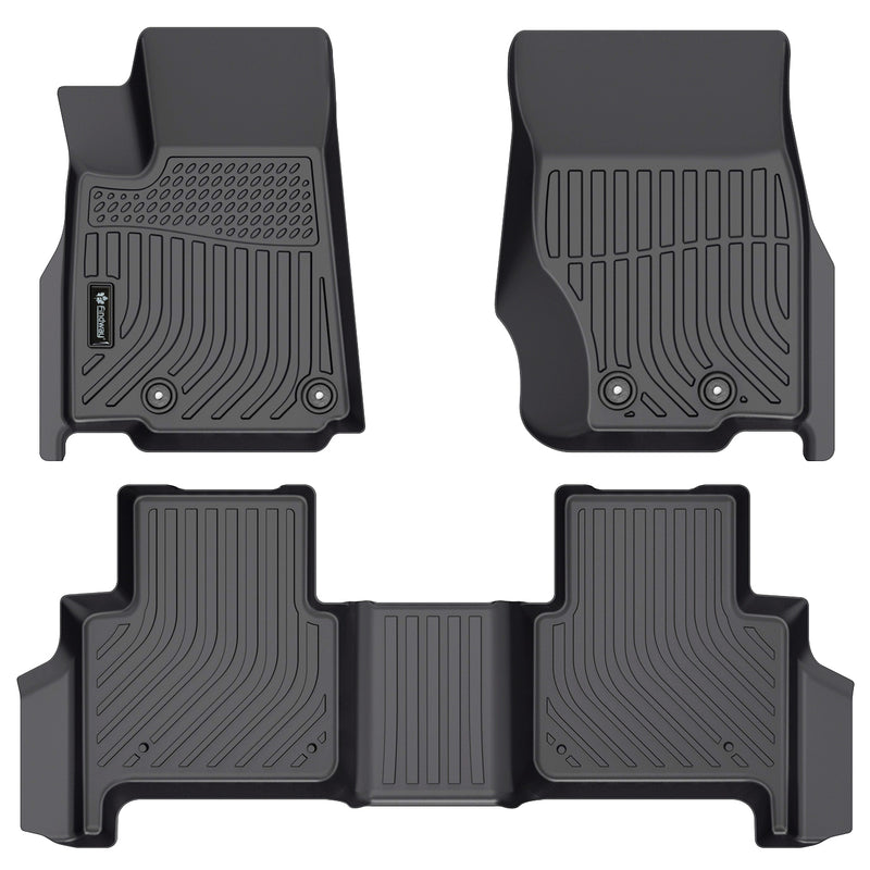 Findway F100 3D Car Floor Mat / Liner (1st Row & 2nd Row) for 2022-2024 Jeep Grand Cherokee 5-Seater WL - 33220N