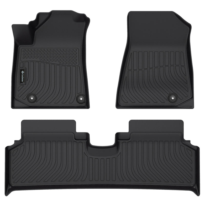 Findway F100 3D Car Floor Mat / Liner (1st Row & 2nd Row) for 2023-2025 Kia Niro EV - 34380N