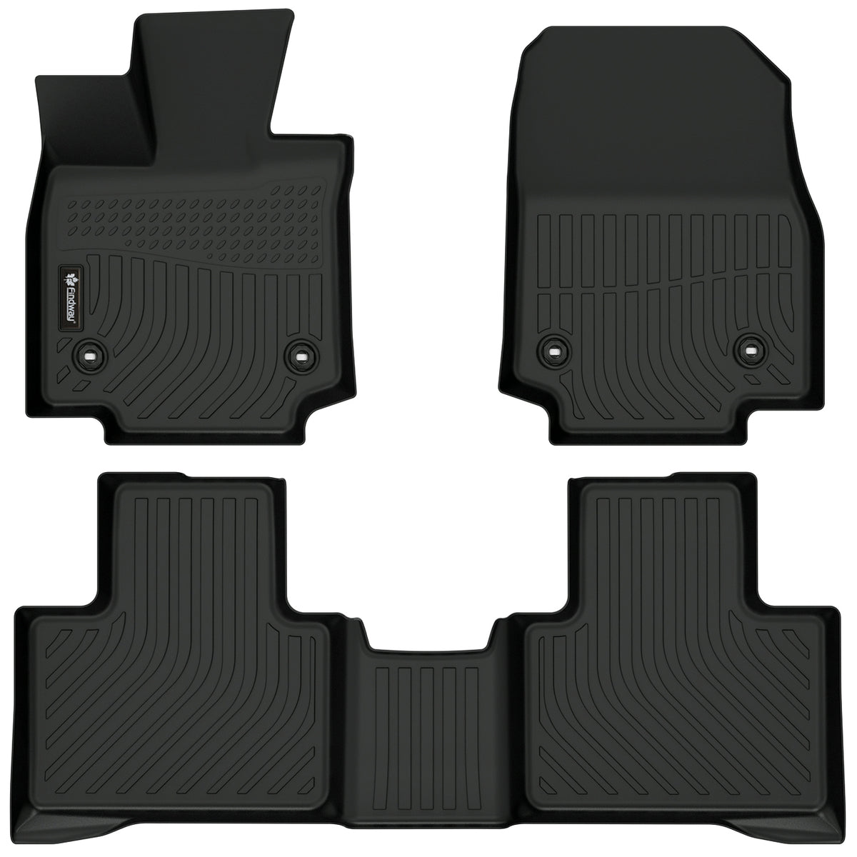 Tapis de sol 3D Findway F100 (1re et 2e rangées) pour Lexus RX/RX Hybrid 2023-2026 – 37290N