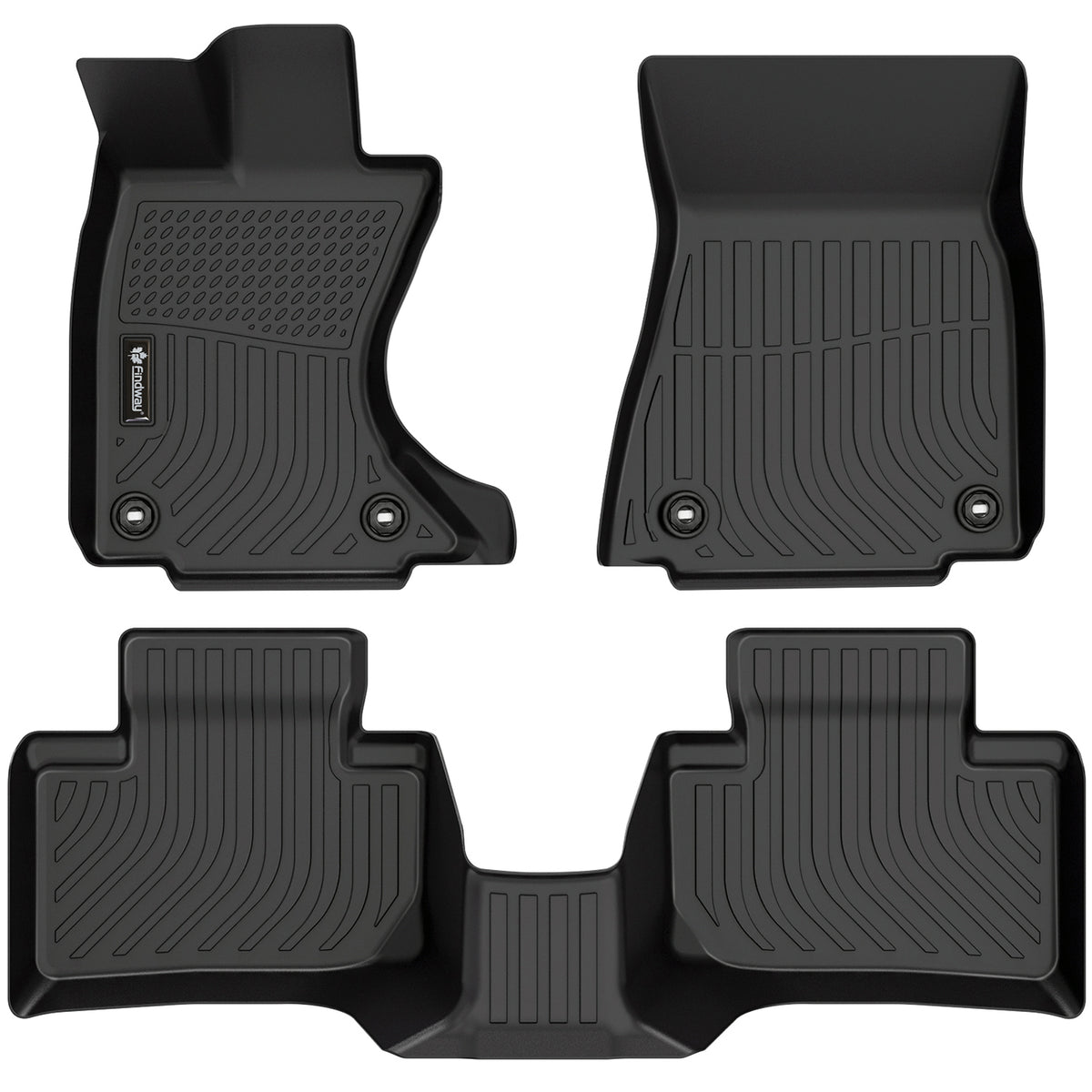Tapis de sol 3D Findway F100 (1re et 2e rangées) pour Lexus IS Sedan AWD 2014-2026 - 37310N