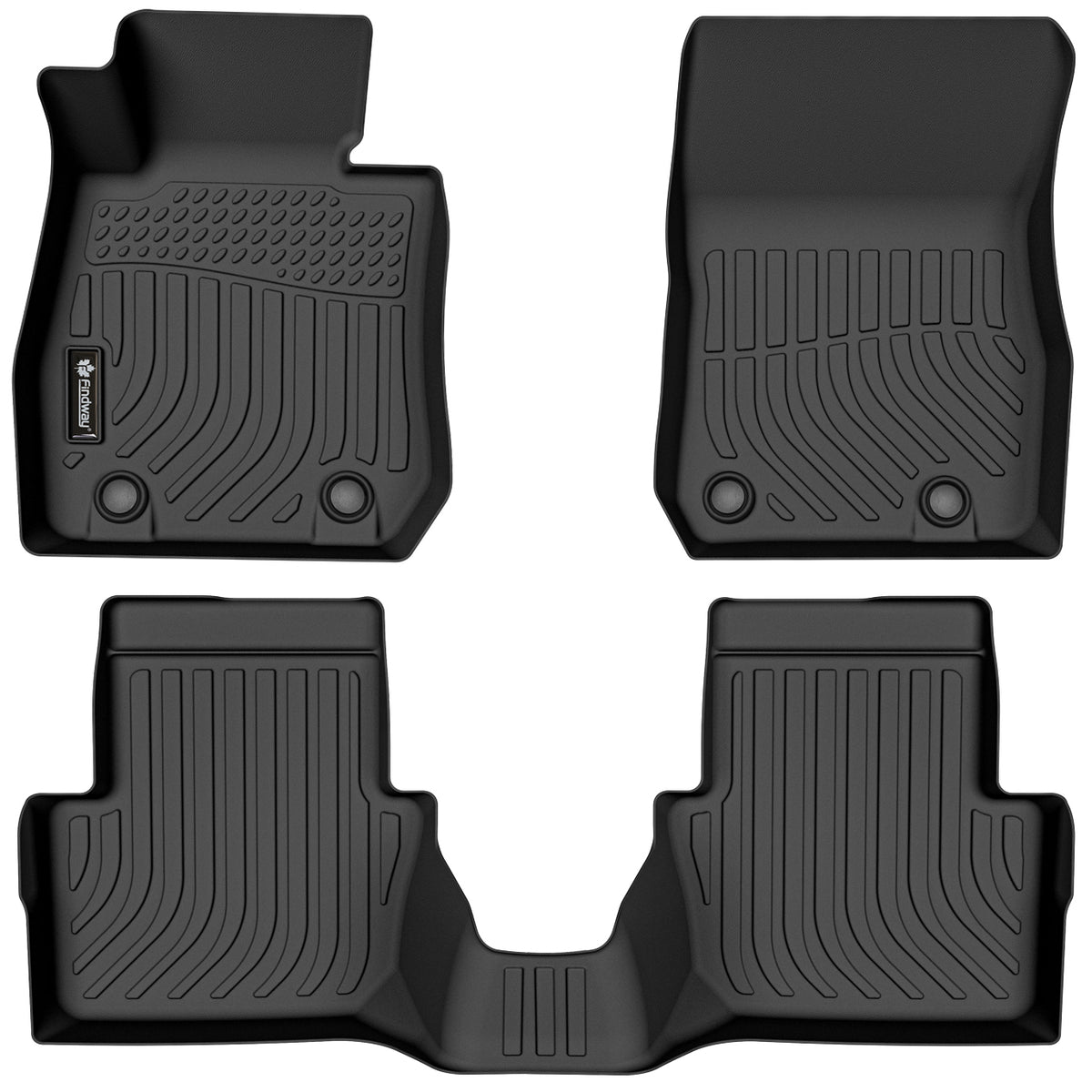 Findway Findway floor mats with a Findway logo for Mazda CX-3 on a white background