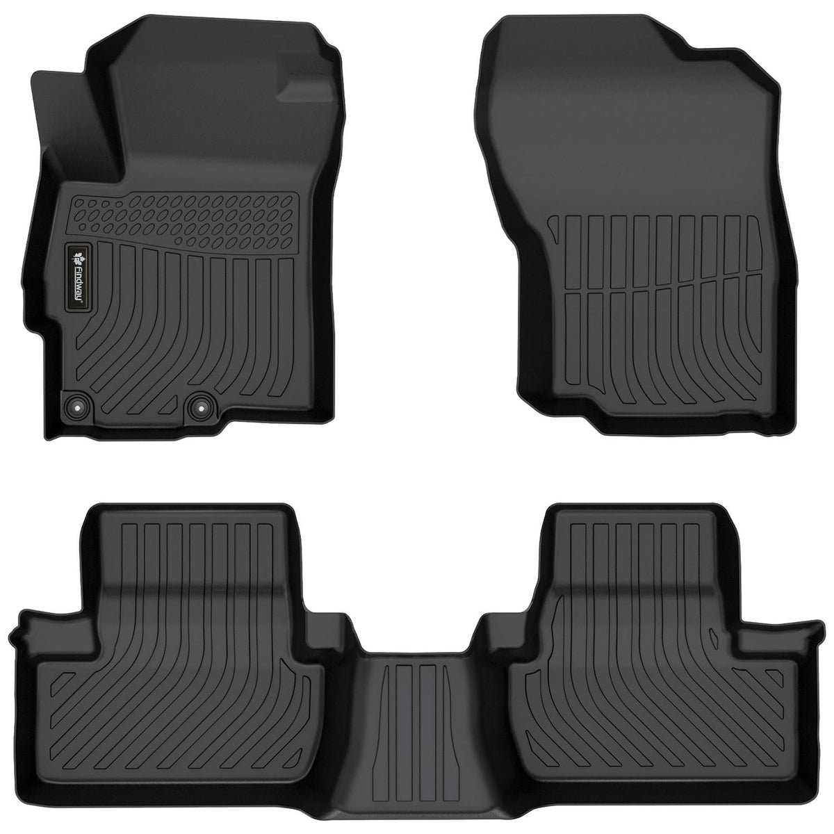 Tapis de sol 3D Findway F100 (1re et 2e rangées) pour Mitsubishi Lancer 2008-2017 - 43050N