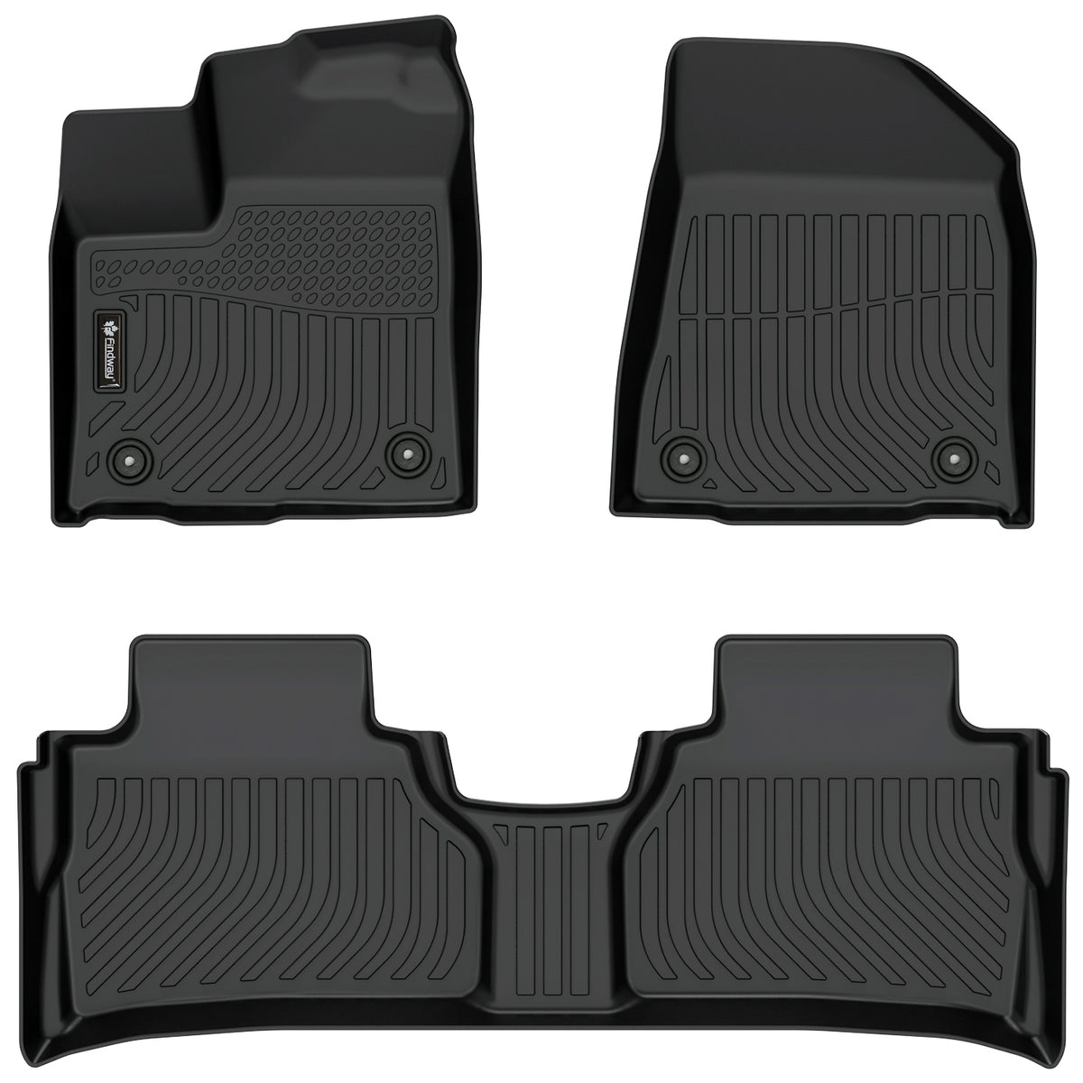 Findway F100 3D Car Floor Mat / Liner (1st Row & 2nd Row) for 2025-2026 Nissan Murano - 46430N