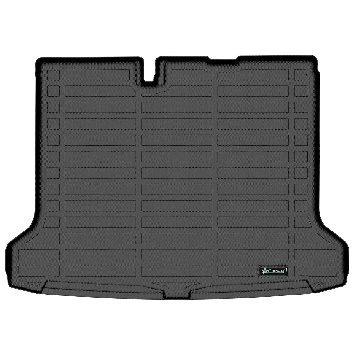Findway cargo mat with a Findway logo for Nissan Kicks S on a white background