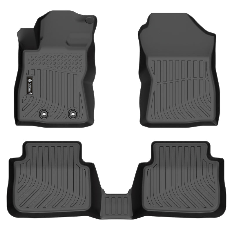 Findway F100 3D Car Floor Mat / Liner (1st Row & 2nd Row) for 2024-2025 Subaru Crosstrek / 2024-2025 Subaru Impreza - 60220N