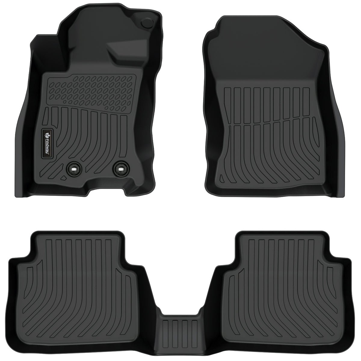 Tapis de sol 3D Findway F100 (1re et 2e rangées) pour Subaru Crosstrek Hybrid 2026 - 60290N