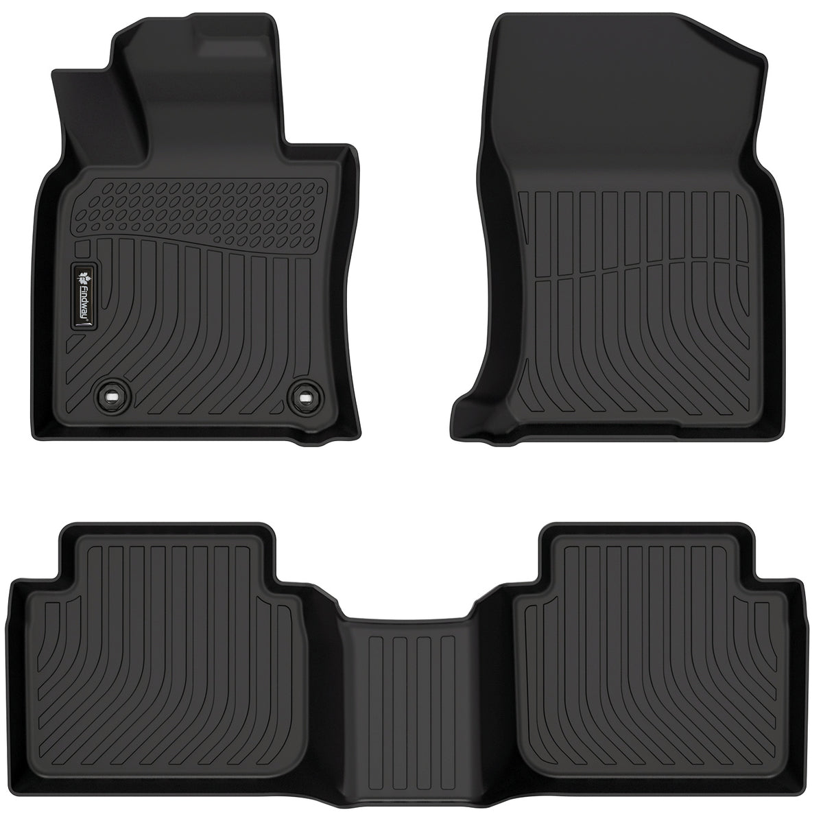 Tapis de sol 3D Findway F100 (1re et 2e rangées) pour Toyota Camry AWD non hybride 2018-2024 - 62460N