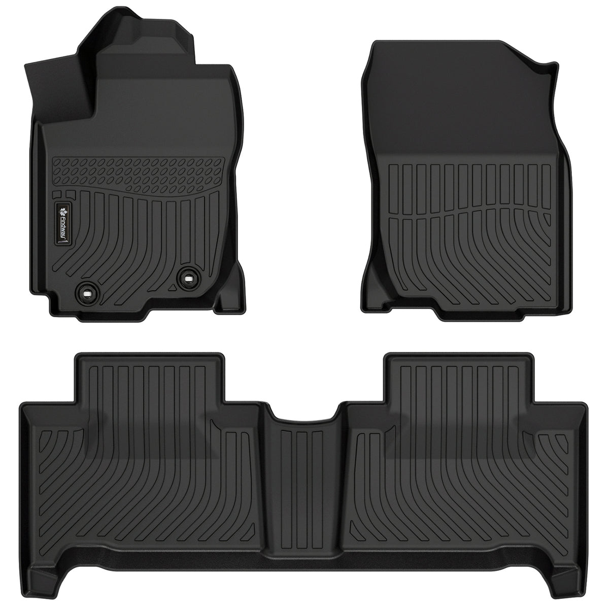 Tapis de sol 3D Findway F100 (1re et 2e rangées) pour Toyota RAV4 Hybride 2013-2018 - 62660N