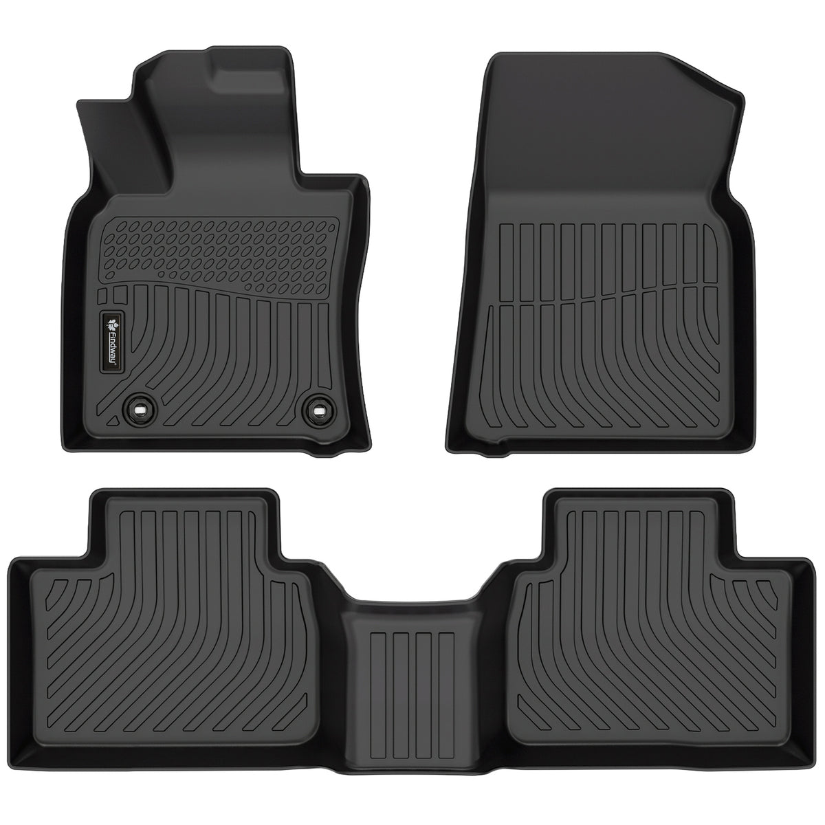 Findway F100 3D Car Floor Mat / Liner (1st Row & 2nd Row) for 2025-2026 Toyota Camry Hybrid - 62740N