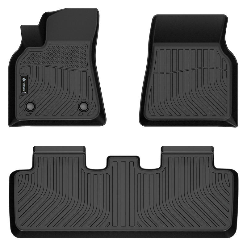 Findway F100 3D Car Floor Mat / Liner (1st Row & 2nd Row) for 2023-2024 Tesla Model Y - 65080N