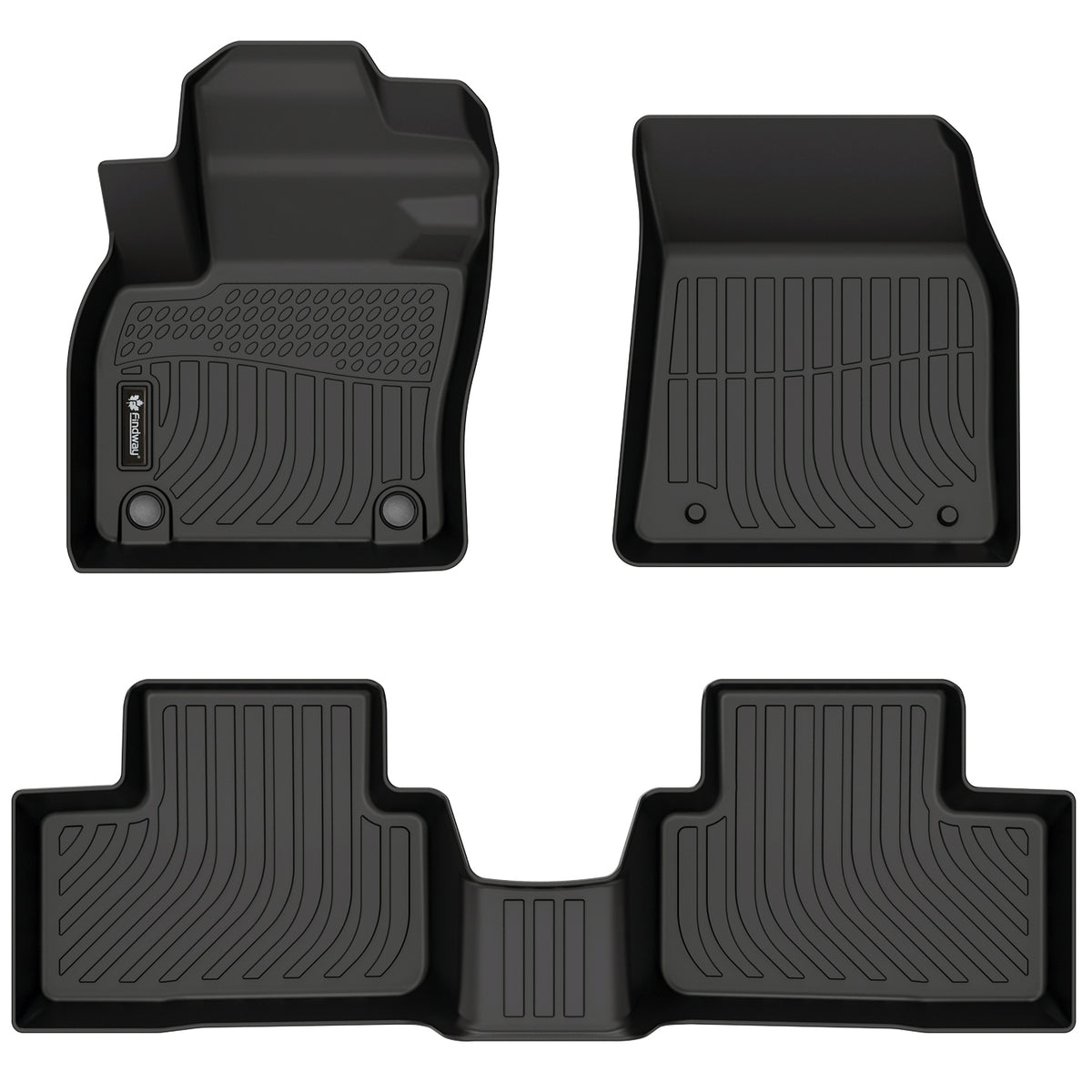 Tapis de sol 3D Findway F100 (1re et 2e rangées) pour Volvo XC40 2019-2026 - 68100N