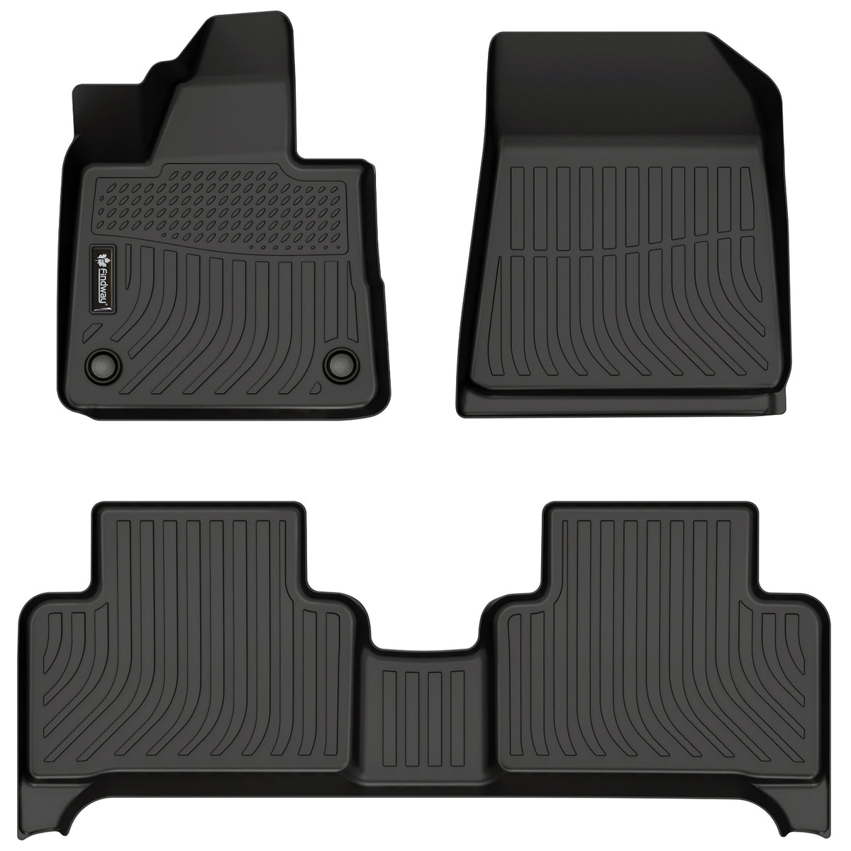 Tapis de sol 3D Findway F100 (1re et 2e rangées) pour Volvo EX30 2025-2026 - 68110N