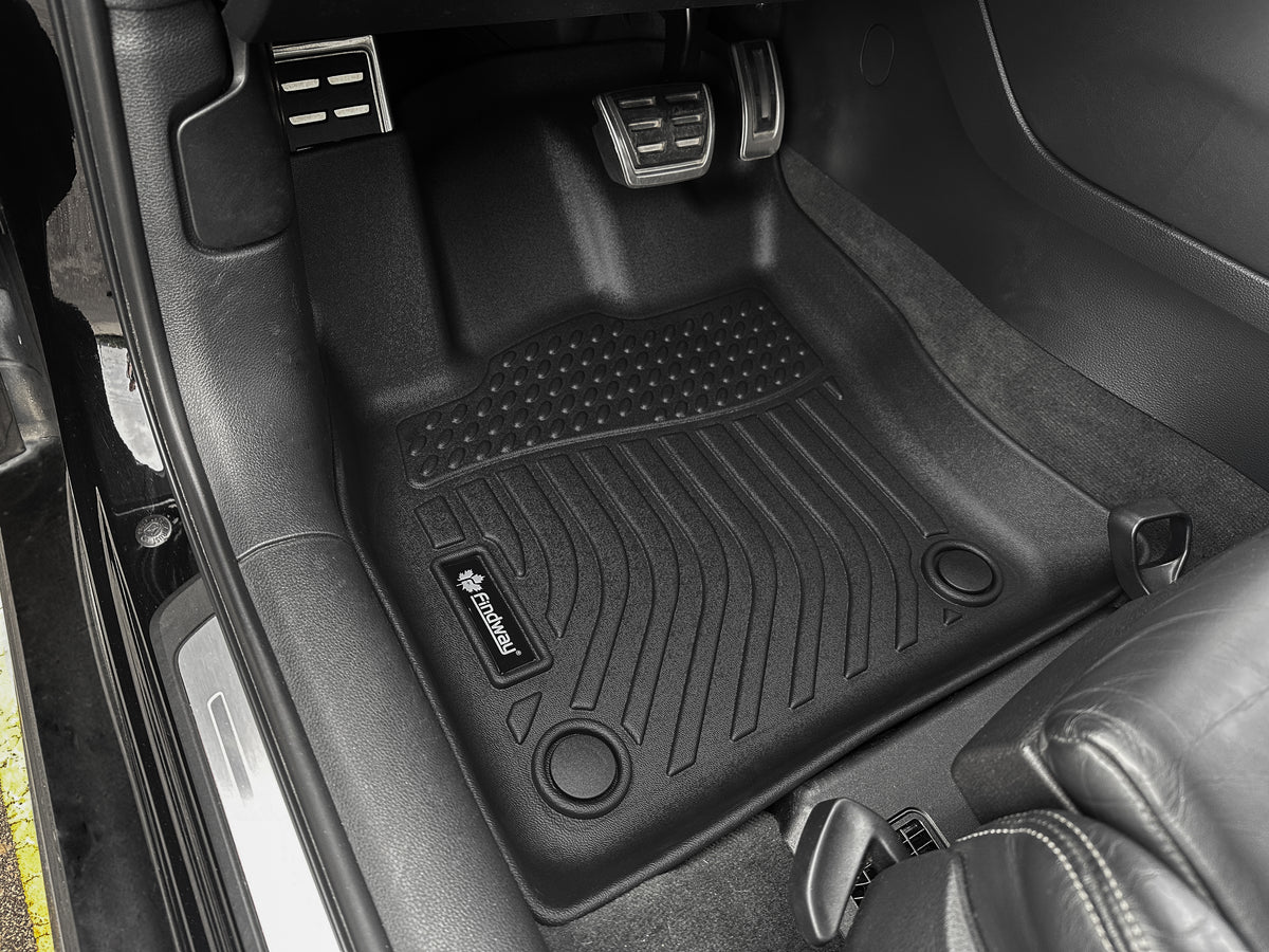 Tapis de sol 3D Findway F100 (1re et 2e rangées) pour Audi A3 / S3 2015-2020 - 06100N