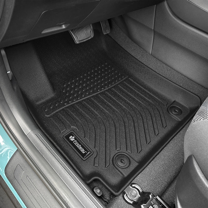 Findway F100 3D Car Floor Mat / Liner (1st Row & 2nd Row) for 2021-2025 Kia Seltos - 34190N