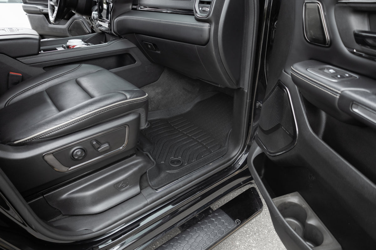Findway F100 3D Car Floor Mat / Liner (1st Row & 2nd Row) for 2019-2024 RAM 1500 Crew Cab - 19120N