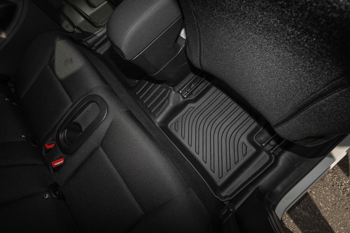 Findway F100 3D Car Floor Mat / Liner (1st Row & 2nd Row) for 2025-2026 Fiat 500e BEV - 21010N