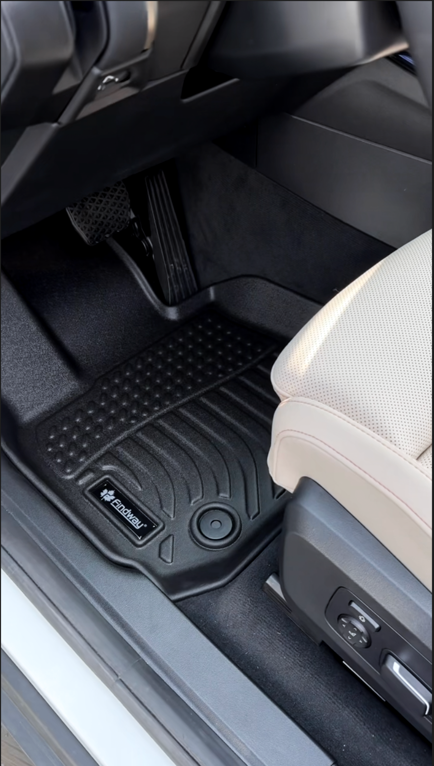 A Findway Car Floor Mats Installation video for 2025 BMW X3 / X3 M