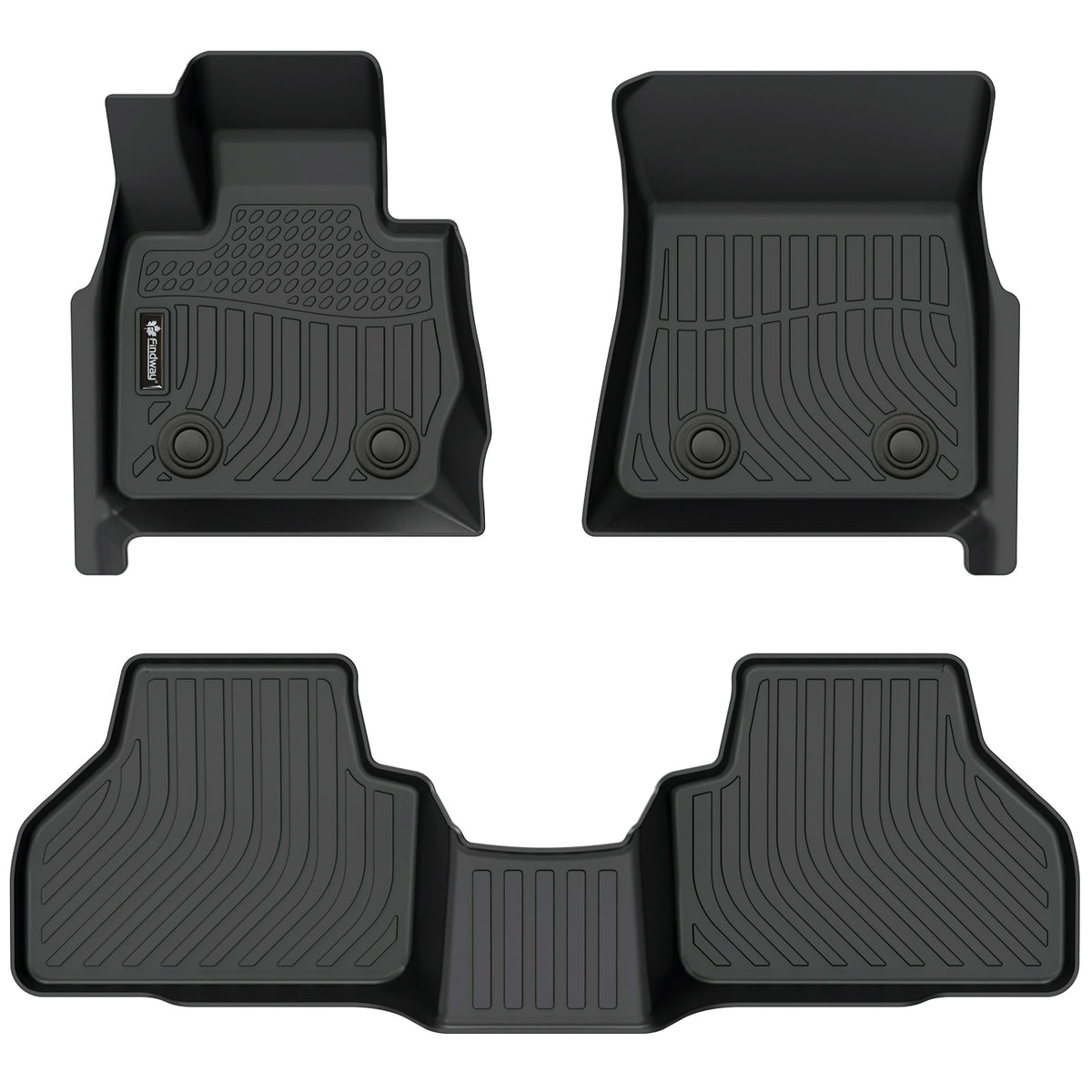 Tapis de sol 3D Findway F100 (1re et 2e rangées) pour BMW X3 2011-2017 - 09170N