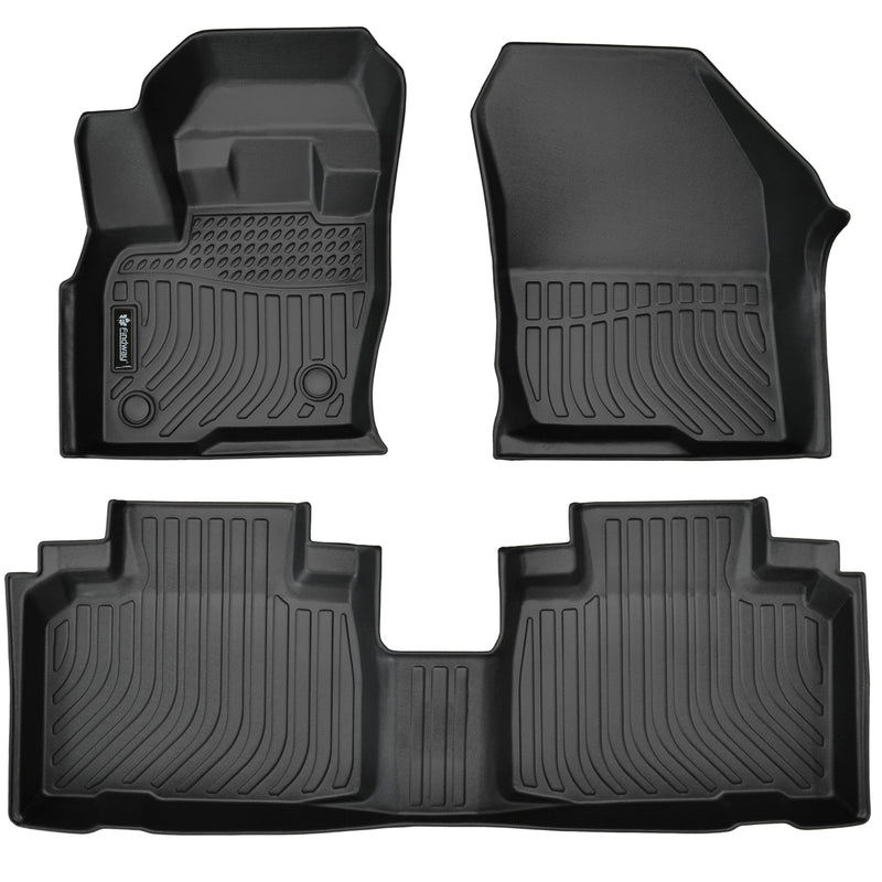 Findway F100 3D Car Floor Mat / Liner (1st Row & 2nd Row) for 2015-2024 ford Edge - 22090N