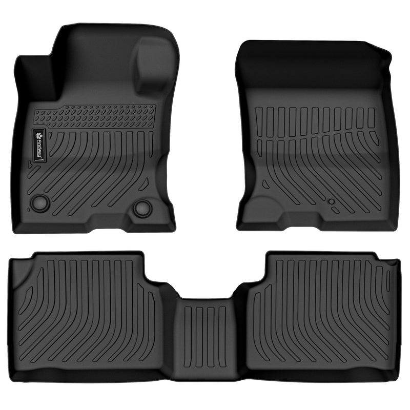 Findway F100 3D Car Floor Mat / Liner (1st Row & 2nd Row) for 2021-2024 ford Escape Hybrid / Plug-in Hybrid - 22310N