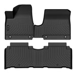 Findway F100 3D Car Floor Mat / Liner (1st Row & 2nd Row) for 2022-2024 Hyundai Ioniq 5 with Non-Sliding Center Console - 28480N