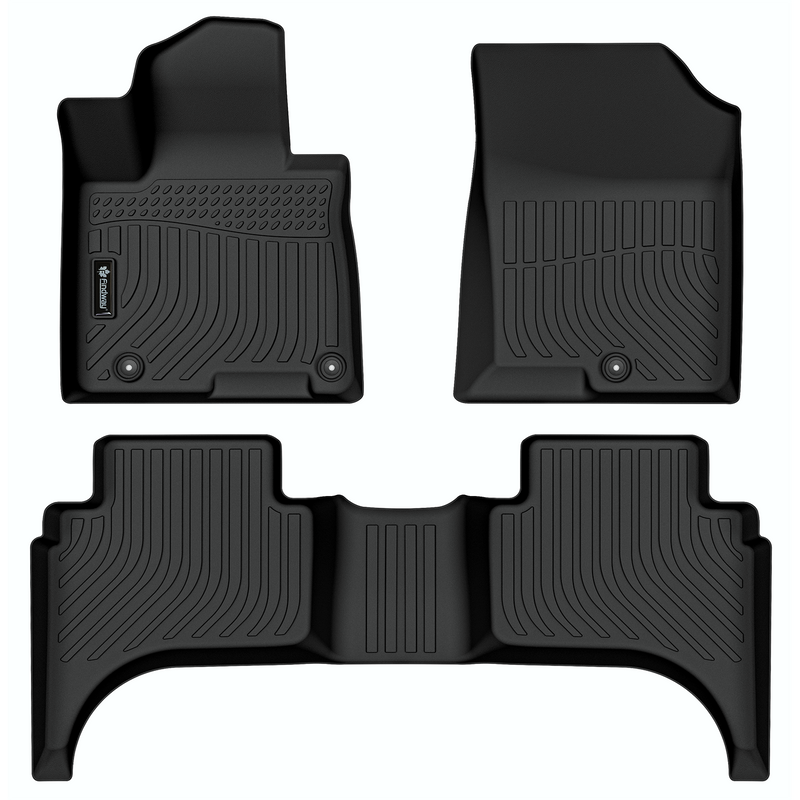 Findway F100 3D Car Floor Mat / Liner (1st Row & 2nd Row) for 2022-2025 Hyundai Santa Cruz - 28490N