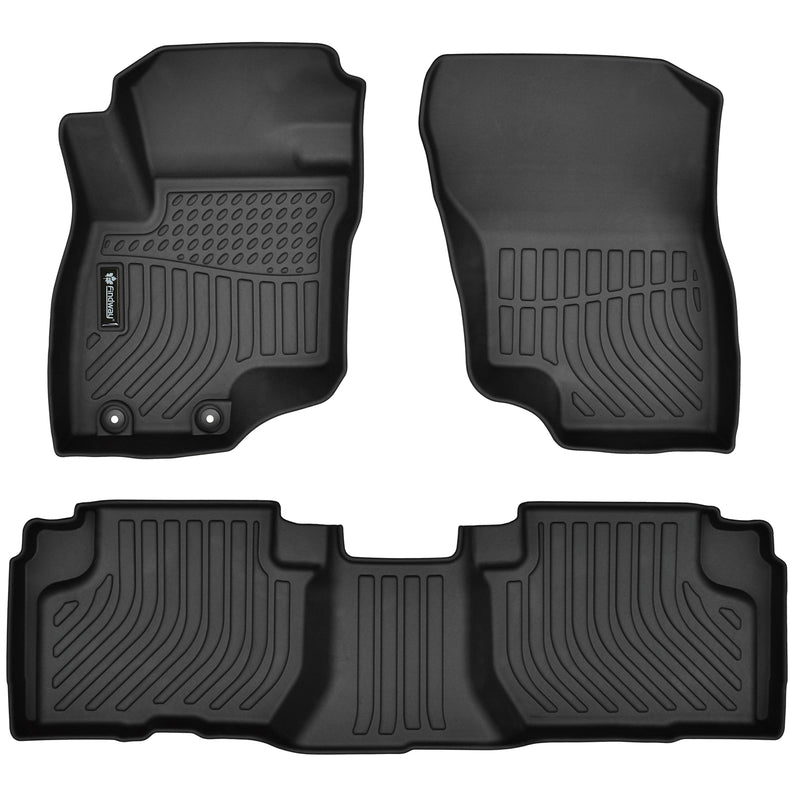 Findway F100 3D Car Floor Mat / Liner (1st Row & 2nd Row) for 2018-2022 Mitsubishi Outlander PHEV - 43130N