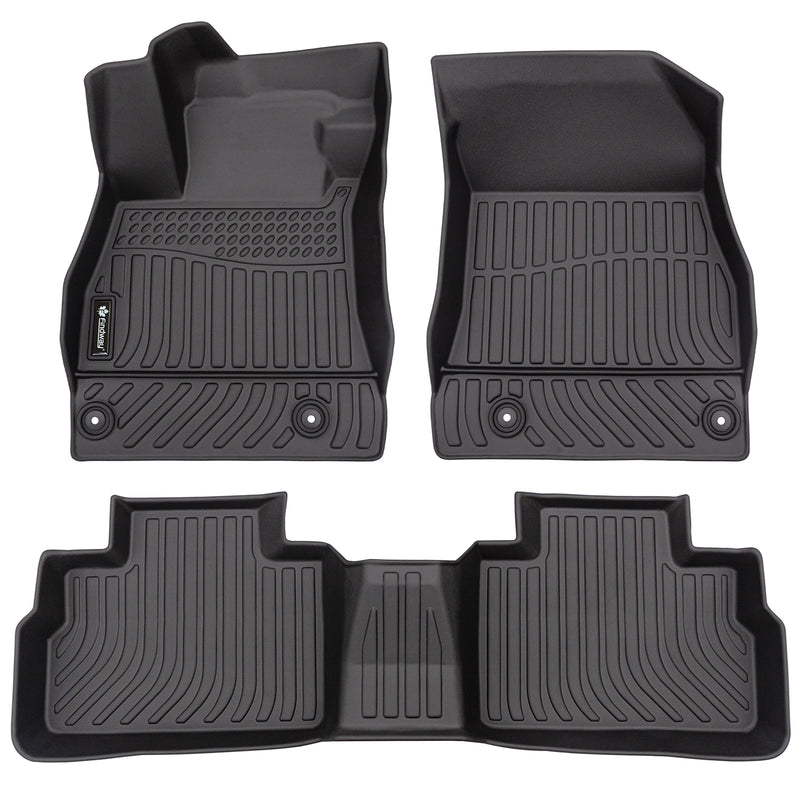 Findway F100 3D Car Floor Mat / Liner (1st Row & 2nd Row) for 2020-2025 Nissan Sentra - 46330N