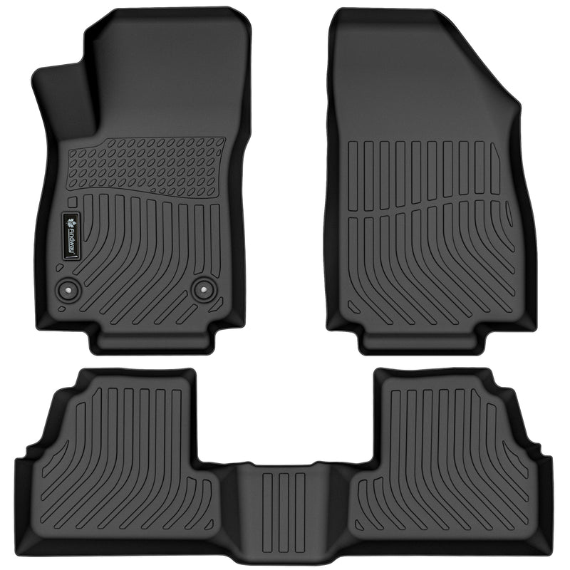 Findway F100 3D Car Floor Mat / Liner (1st Row & 2nd Row) for 2013-2022 Chevrolet Trax / 2013-2022 Buick Encore (Not for GX) - 10090N