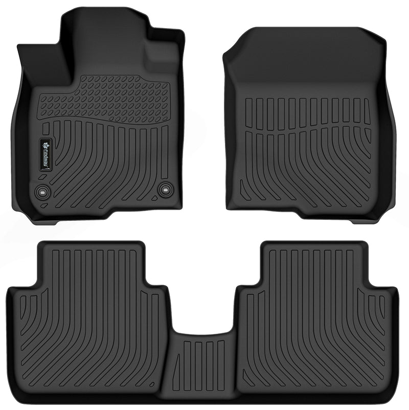 Findway F100 3D Car Floor Mat / Liner (1st Row & 2nd Row) for 2023-2025 Honda HR-V - 26320N