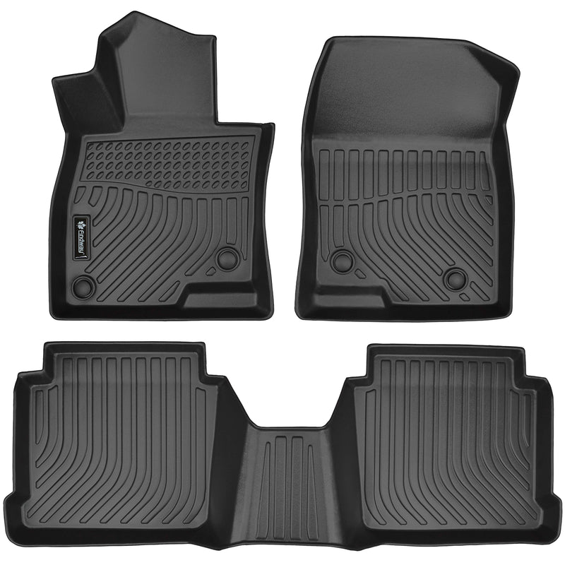 Findway F100 3D Car Floor Mat / Liner (1st Row & 2nd Row) for 2014-2021 Mazda6 - 40250N