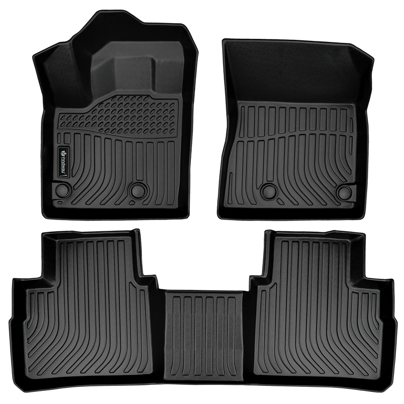 Findway F100 3D Car Floor Mat / Liner (1st Row & 2nd Row) for 2021-2022 Nissan Rogue - 46300N