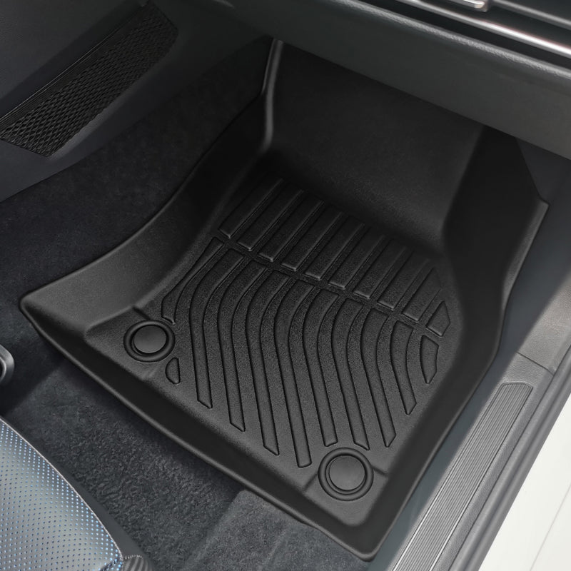 Findway F100 3D Car Floor Mat / Liner (1st Row & 2nd Row) for 2022-2025 Volkswagen Golf / GTI / R - 63450N